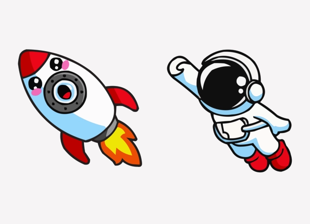 Cute Spaceman Cursor