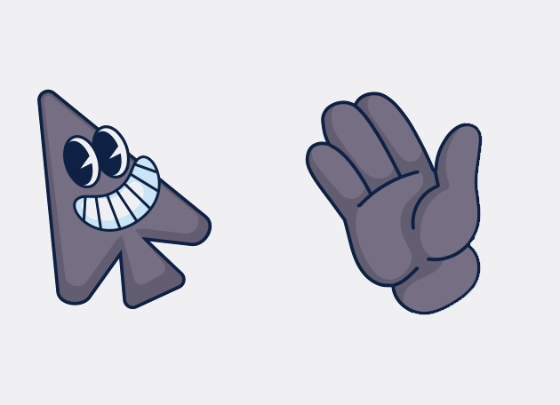 Dark smiling Cursor