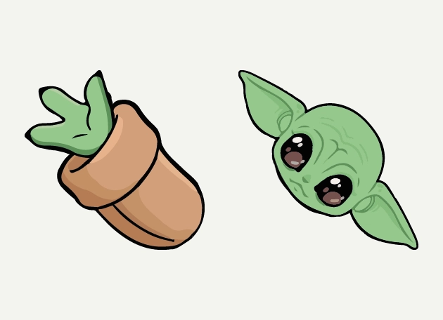 Din Grogu Baby Yoda Star Wars Cursor