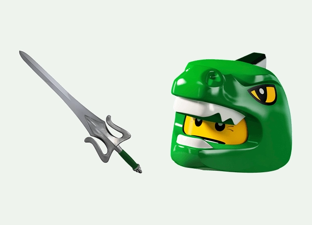 Dragon Green Lego Cursor