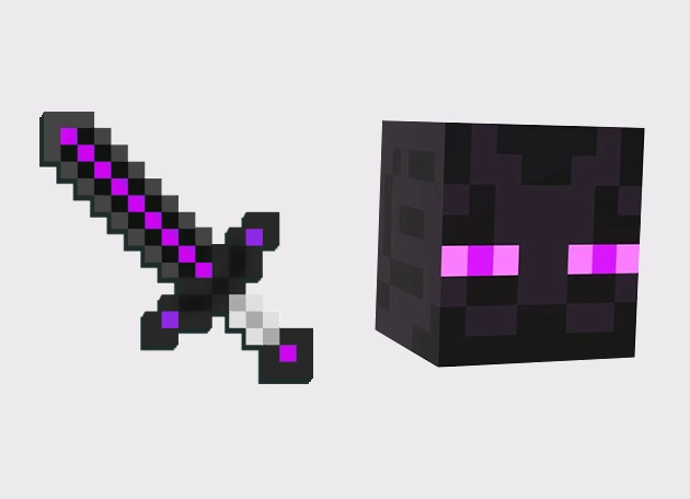 Enderman Sword Minecraft Cursor