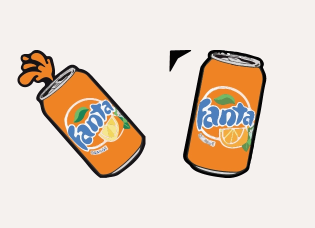 Fanta Soda Eats And Drinks Cursor