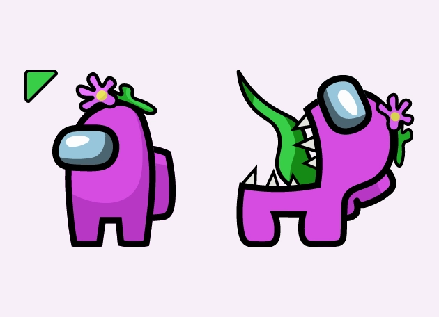 Flower Impostor Among Us Cursor