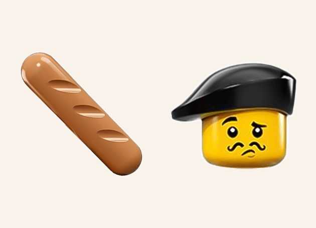 French With Baguette Lego Cursor