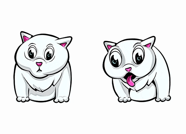 gag cat Burp Emoji Cursor