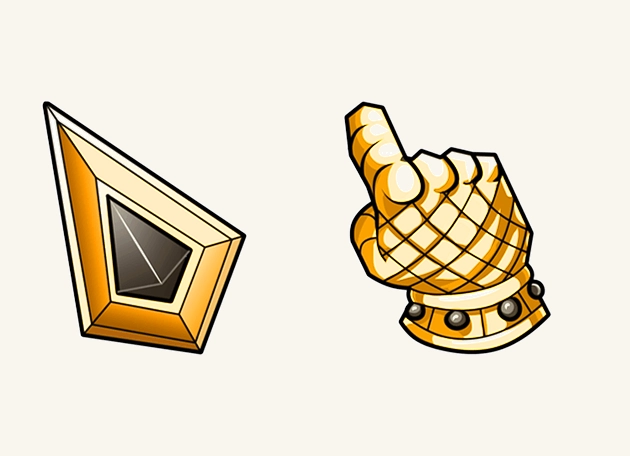 Game Old Golden Graphic Arrow cursor