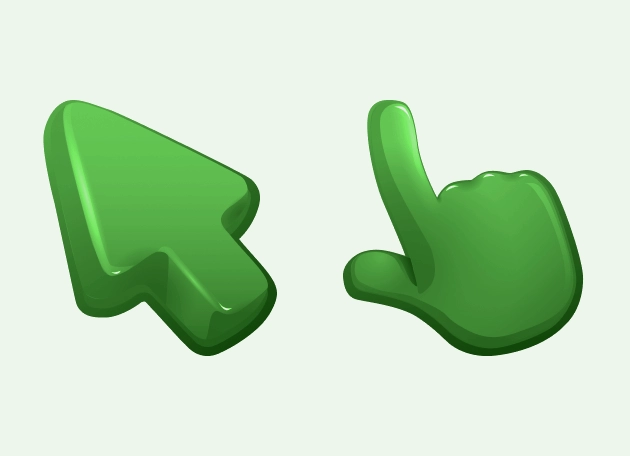 Green Color Cursor