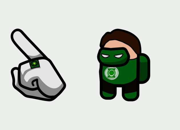 Green Lantern Among Us Cursor