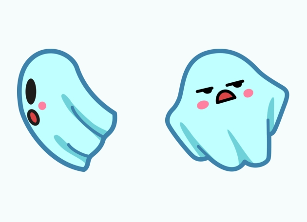 Halloween Kawaii Ghost Cursor