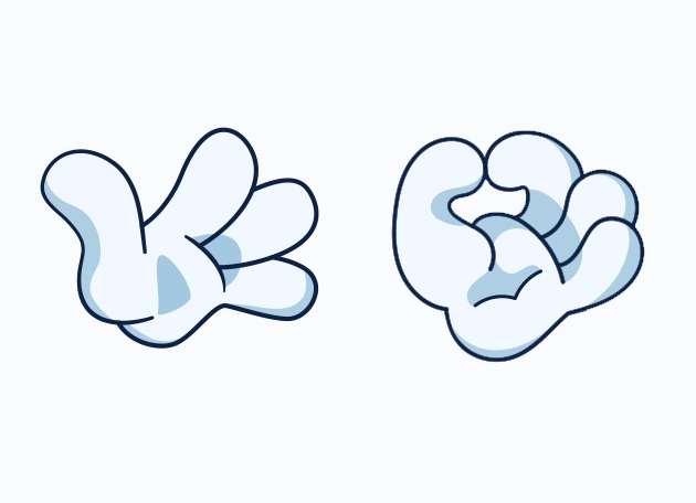 Hand Grabs Cursor