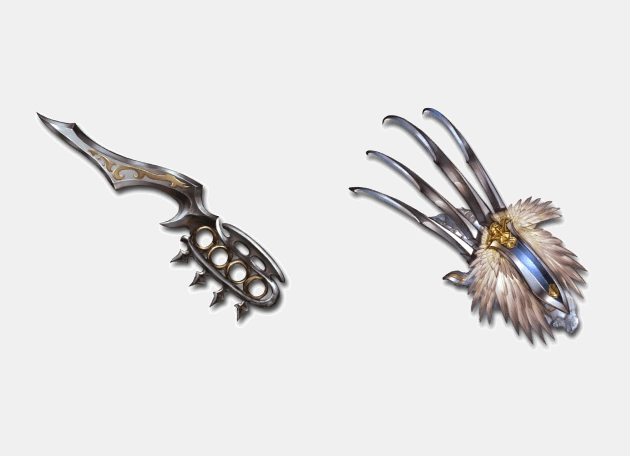 Heavenly Brass Knuckles And Bird Claws Fantasy Cursor