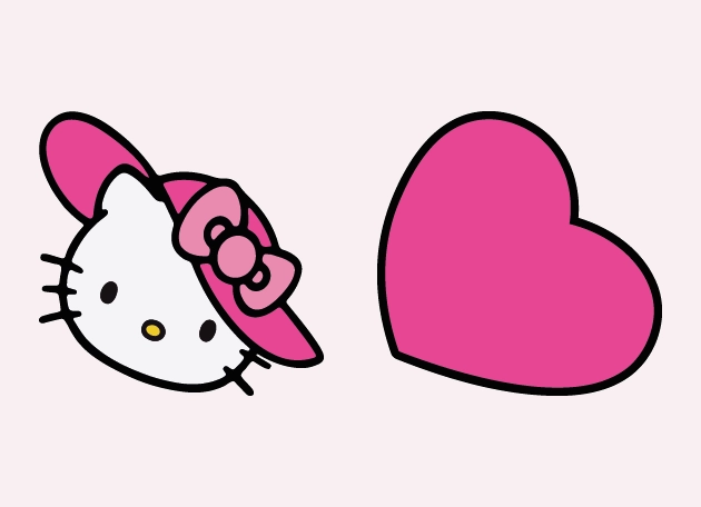 Hello Kitty In The Hat Cursor