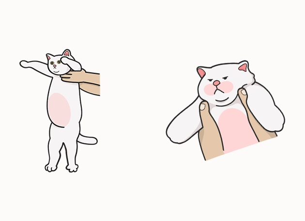 holding a cat Cursor