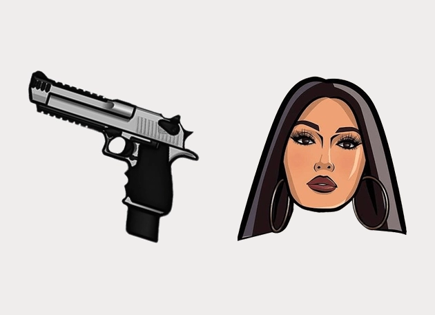 Hot Girl With Gun GTA Cursor