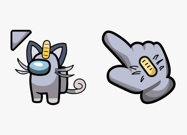 Kitty Impostor Among Us Cursor