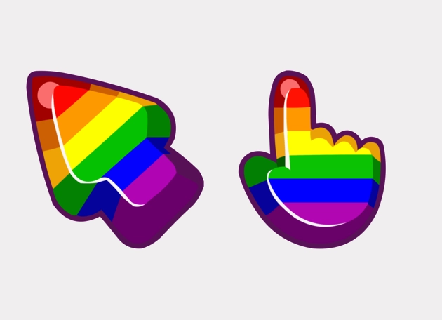 LGBTQ+ Arrow Cursor