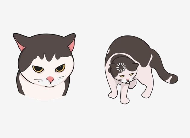 loading cat cute angry Cursor