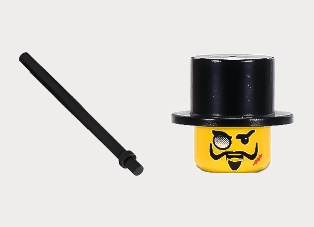 Lord Sam Sinister with Black Top Hat Lego Cursor