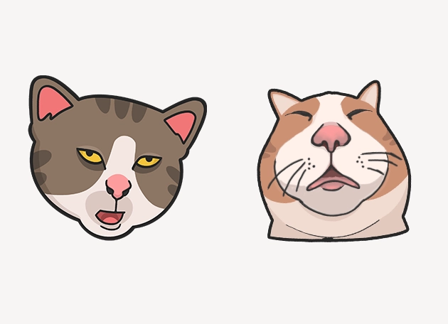 mad silly slippy cat Cursor