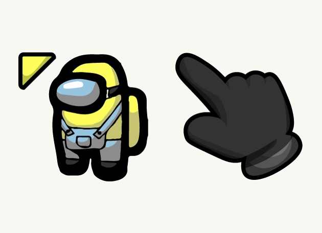 Minion impostor among us cursor
