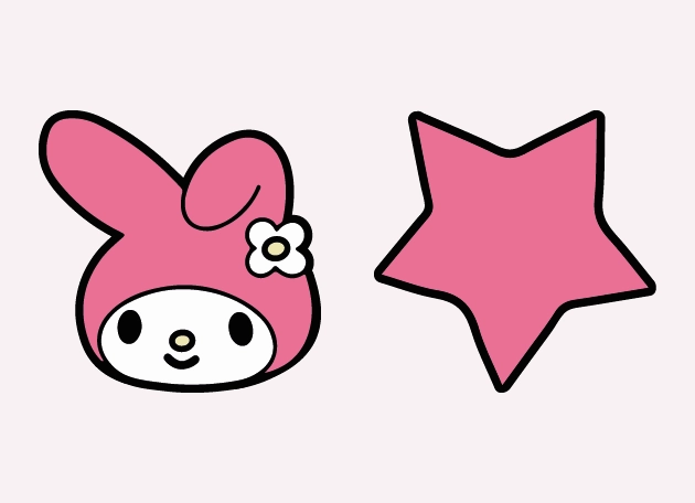 My Melody Pink Bunny Hello Kitty Cursor