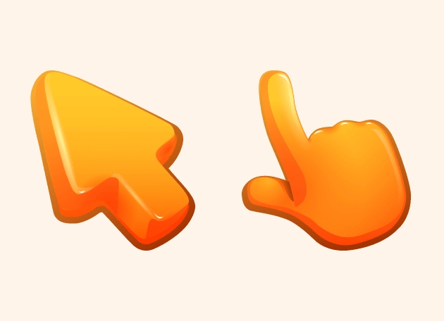 Orange Color Cursor
