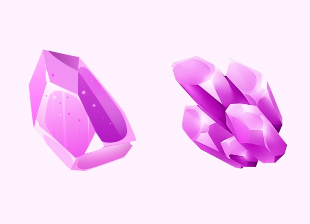 Pink Sapphire Gam Stone Cursor
