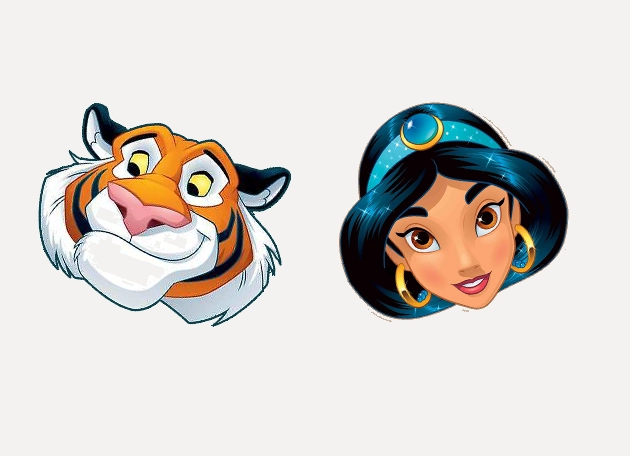 Princess Jasmine and the Tiger Rajah Cursor