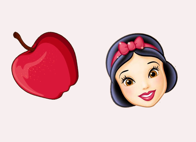 Princess Snow White and Poisoned Apple Cursor