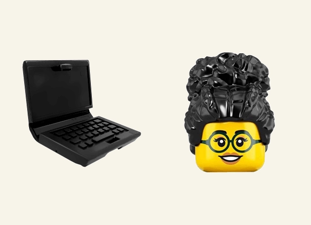 Programmer Girl Lego Cursor