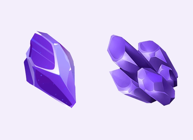 Purple Ametist Gam Stone Cursor