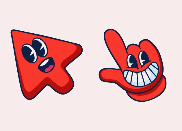 Red Smilling Cursor