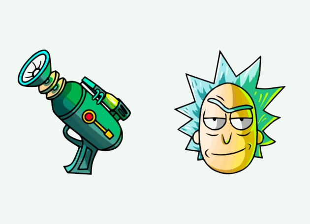 Rick Sanchez Laser Gun Cursor