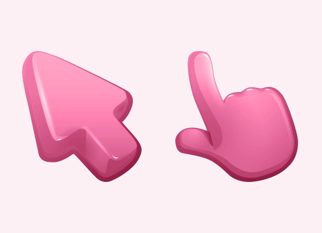 Rose Color Cursor