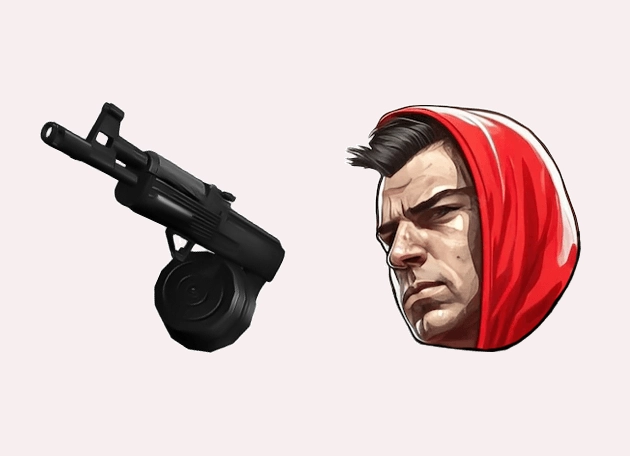 Serious Machine Gunner GTA Cursor