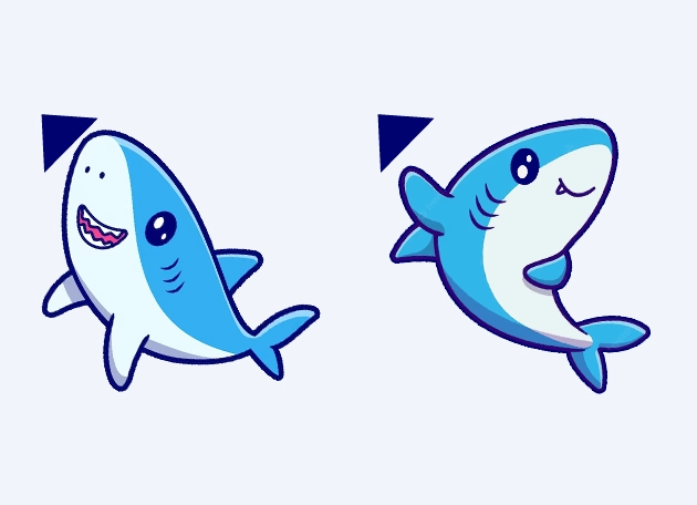 Shark Cute Animal Cursor