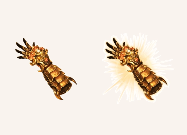 Shining Magical Gauntlet Fantasy Cursor