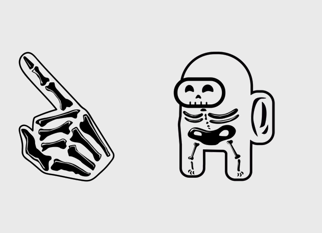 Skeleton Among Us Cursor