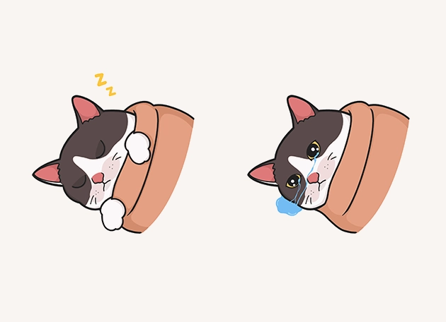 sobbing cat meme cute Cursor