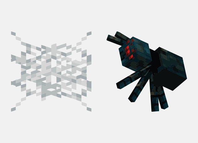 Spider Cobweb Minecraft Cursor