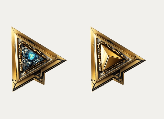 Steampunk Golden Pyramid Fantasy Cursor