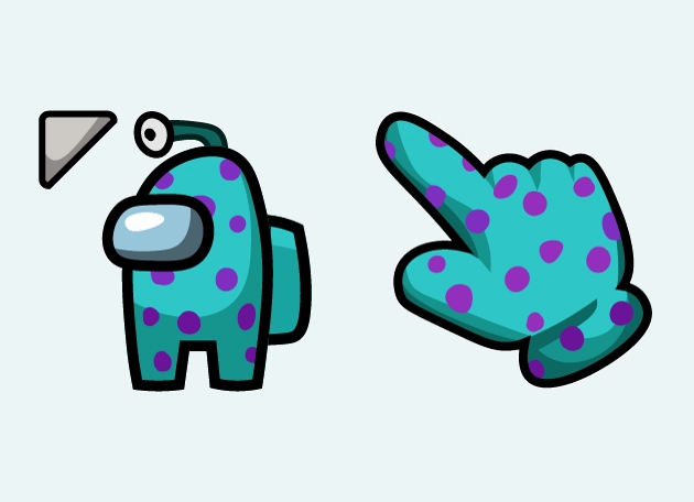 Strange impostor among us cursor