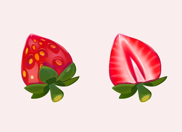 Strawberry Eats And Drinks Cursor