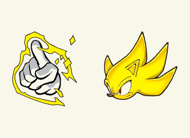 Super Sonic The Hedgehog Sonic Cursor