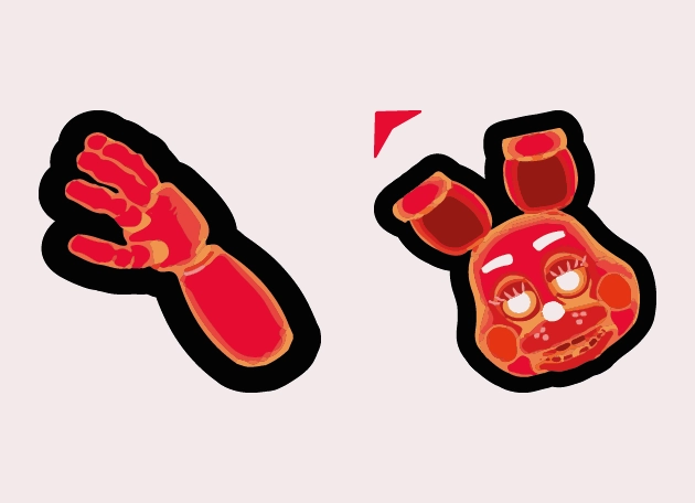 System Error Toy Bonnie Five Nights at Freddy’s Cursor