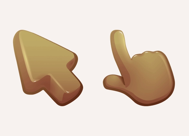 Tan Color Cursor