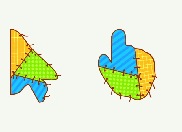 Textile Arrow Cursor