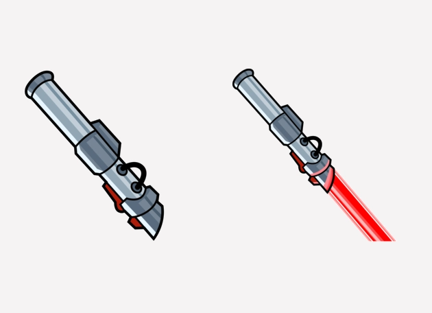The lightsaber Cursor