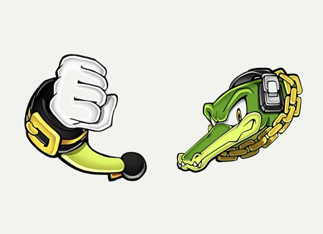 Vector the Crocodile Sonic Cursor