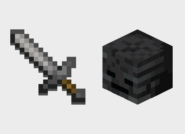Wither Skeleton Minecraft Cursor